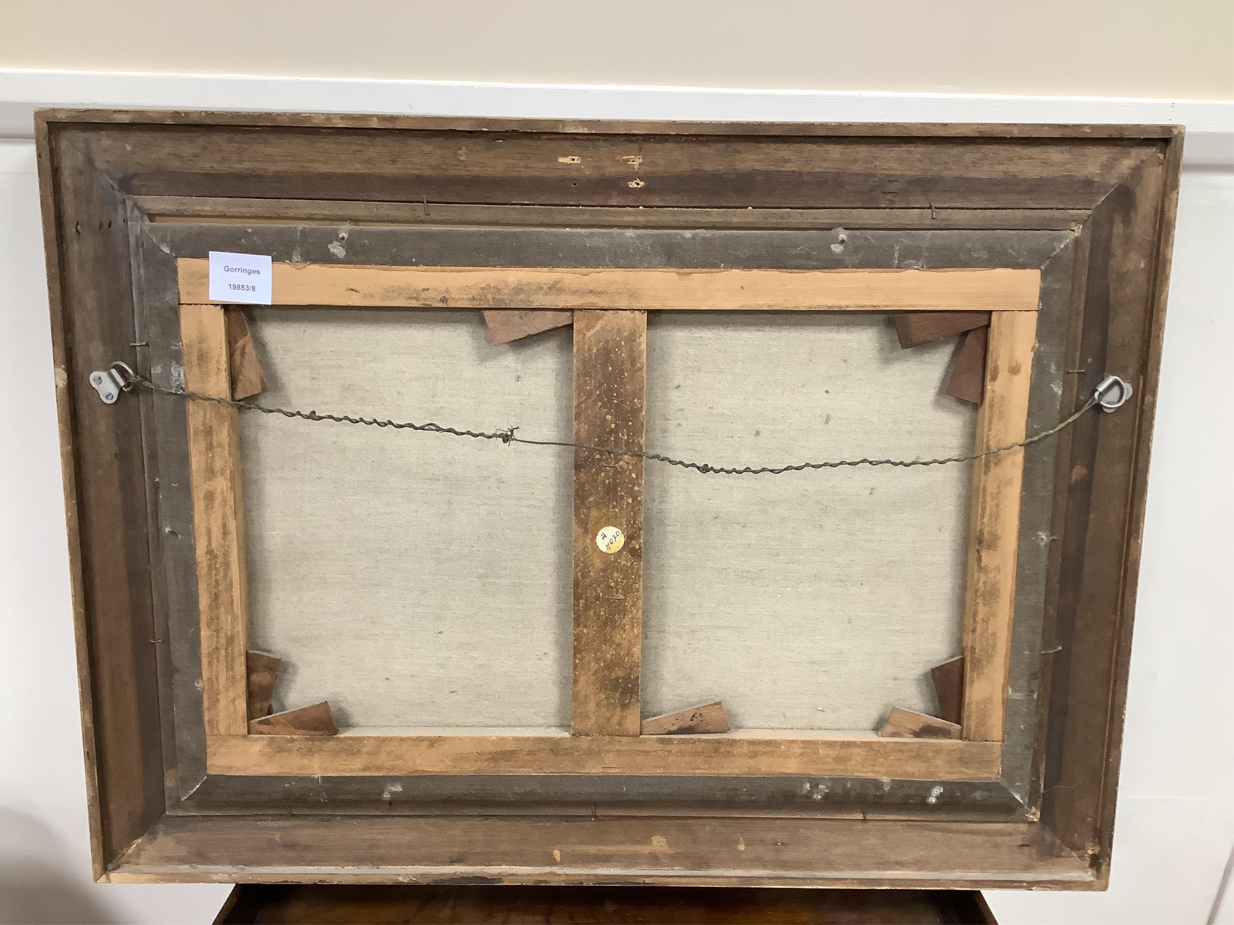 After William Gillard (c.1812-1897), 'Guarding the days bag'’, oil on canvas, 39 x 49cm